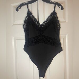 Zara Charcoal Bodysuit